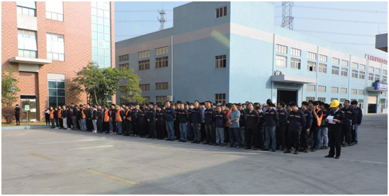 防火先行 高美空調公司組織消防演習活動