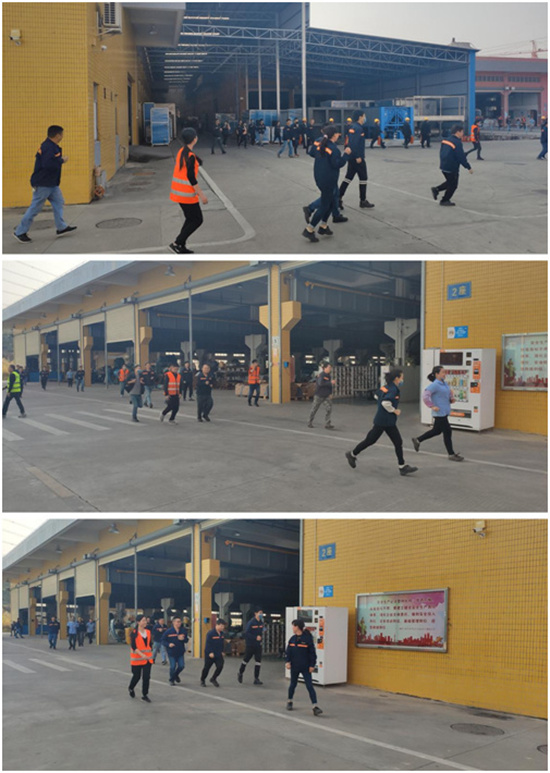 防火先行 高美空調公司組織消防演習活動