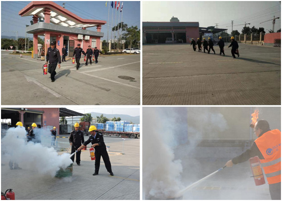 防火先行 高美空調公司組織消防演習活動