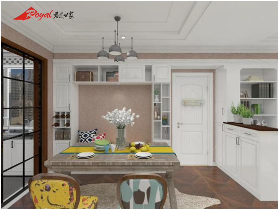 君匠世家藝術壁材:天然貝殼砂分揀燒制的七彩貝殼