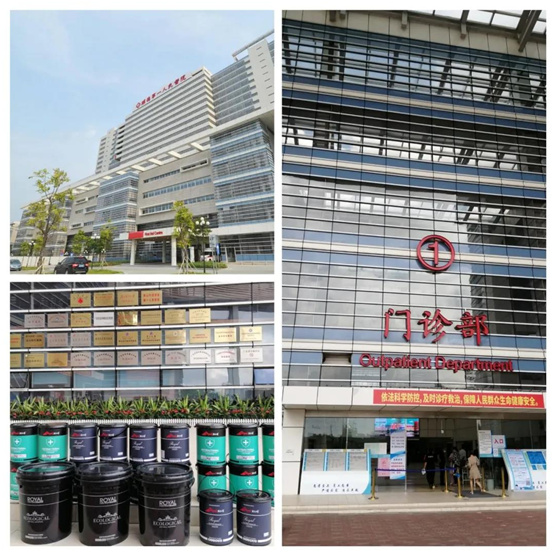 又一標桿項目落成 君匠世家藝術涂料主力醫院墻飾工程