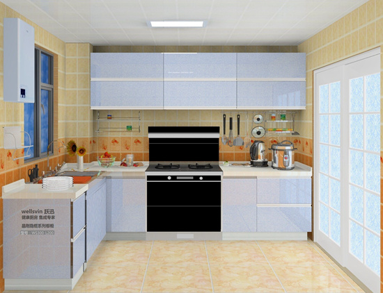 創新設計 集成灶取代了傳統廚房電器