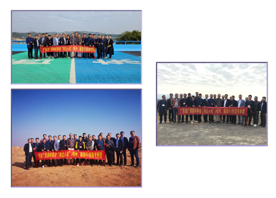 君匠世家藝術涂料 攜手涂料商會赴梧州地區進行考察投資