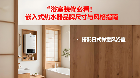 浴室裝修必看！嵌入式熱水器品牌尺寸與風(fēng)格指南