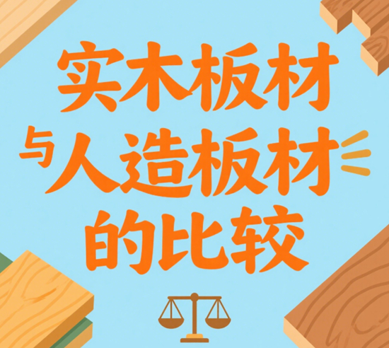 實木板材與人造板材的比較：優缺點及適用場景
