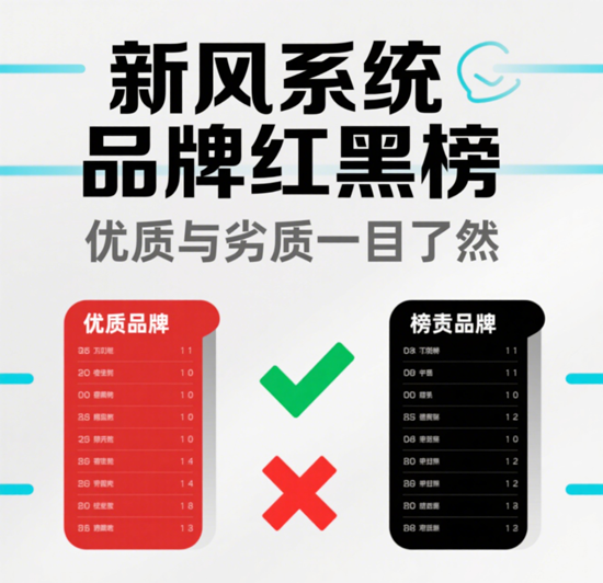 新風系統品牌紅黑榜：這些品牌千萬別踩坑！