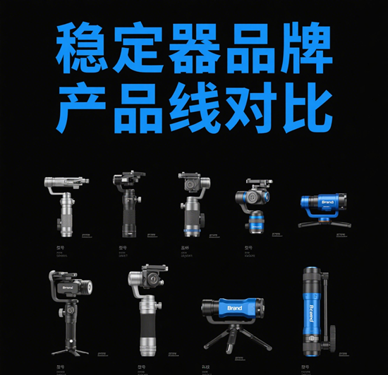 穩定器品牌產品線對比：誰的產品種類最豐富？