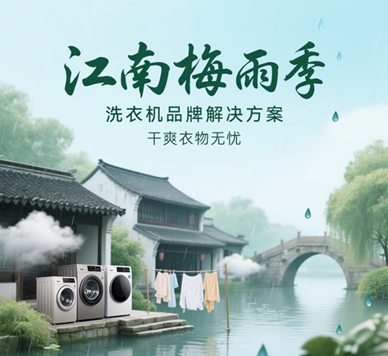 江南梅雨季洗衣機(jī)品牌解決方案：45分鐘快烘技術(shù)