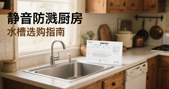 選對品牌！靜音防濺廚房水槽選購指南