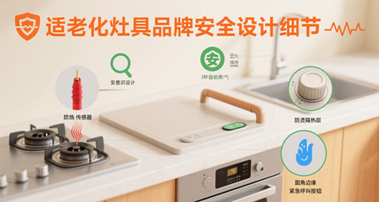 銀發族專屬：適老化灶具品牌安全設計細節