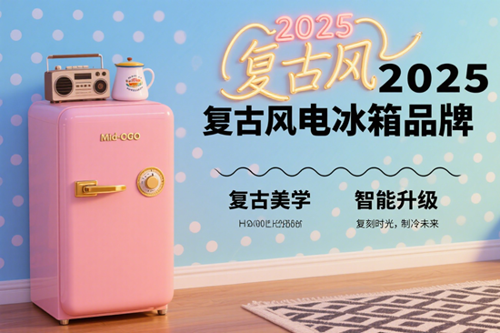 2025復古風電冰箱品牌：高顏值家居搭配推薦