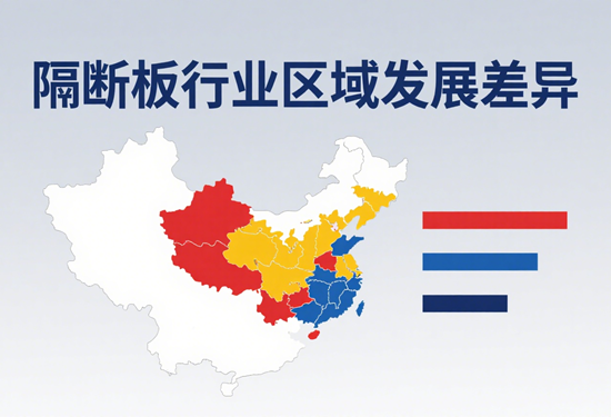 隔斷板行業區域發展差異：東部領跑創新，中西部蓄勢待發