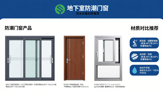 地下室防潮門窗 | 防水抗霉材質推薦