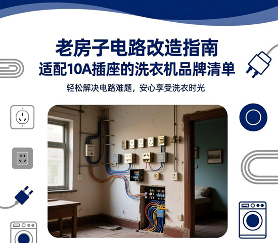 老房子電路改造指南：適配10A插座的洗衣機品牌清單