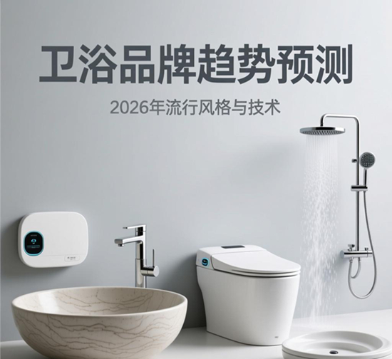 衛浴品牌趨勢預測：2026年流行風格與技術