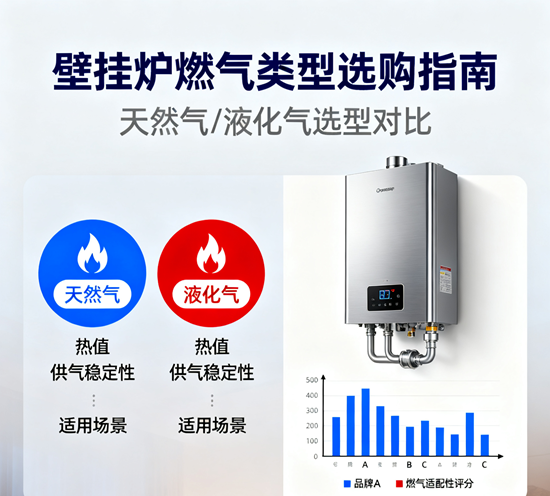 壁掛爐品牌燃氣類型選擇：天然氣、液化氣、沼氣適配機型