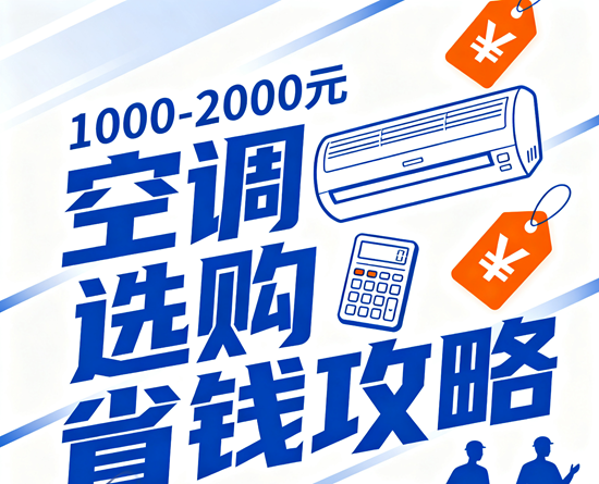 1000-2000元空調品牌清單：打工族省錢攻略
