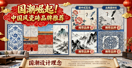 國潮崛起！中國風瓷磚品牌推薦