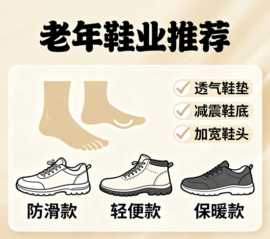 銀發潮鞋圖鑒：當防滑/透氣/輕便三大剛需遇上智能健康新風尚