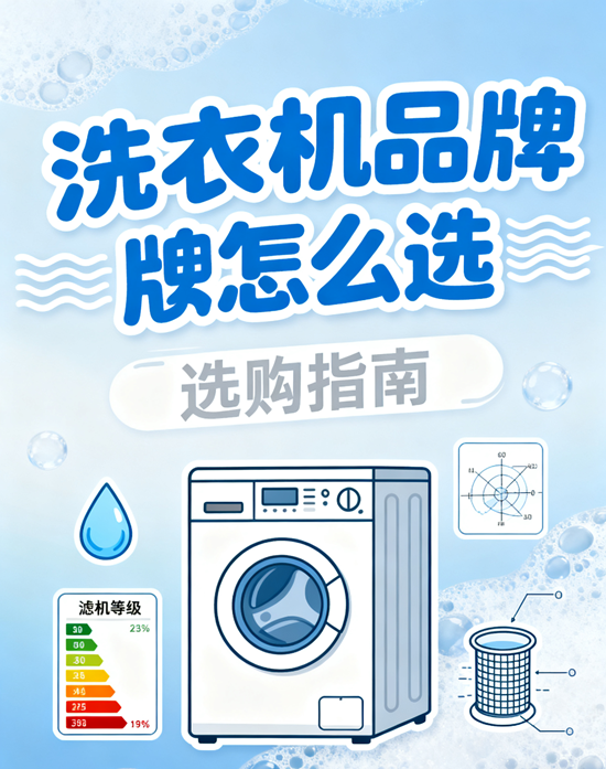 洗衣機品牌怎么選？5大核心指標+10個熱門品牌深度解析