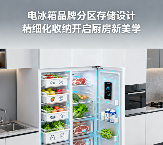 電冰箱品牌分區存儲設計：精細化收納開啟廚房新美學