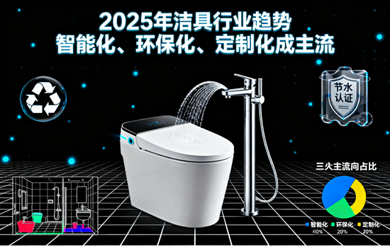2025年潔具行業趨勢：智能化、環保化、定制化成主流