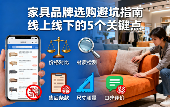 家具品牌選購避坑指南 | 線上線下的5個關鍵點