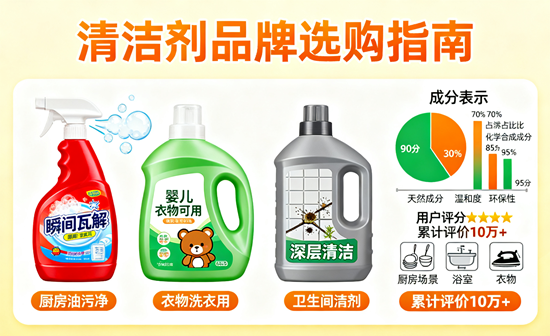 清潔劑品牌選購指南：廚房去油專家推薦