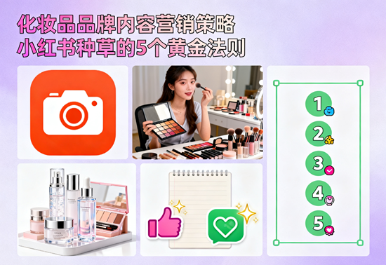 化妝品品牌內容營銷策略：小紅書種草的5個黃金法則