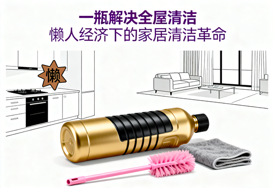 一瓶解決全屋清潔：懶人經濟下的家居清潔革命