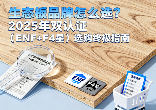 生態板品牌怎么選？2025年雙認證（ENF+F4星）選購終極指南